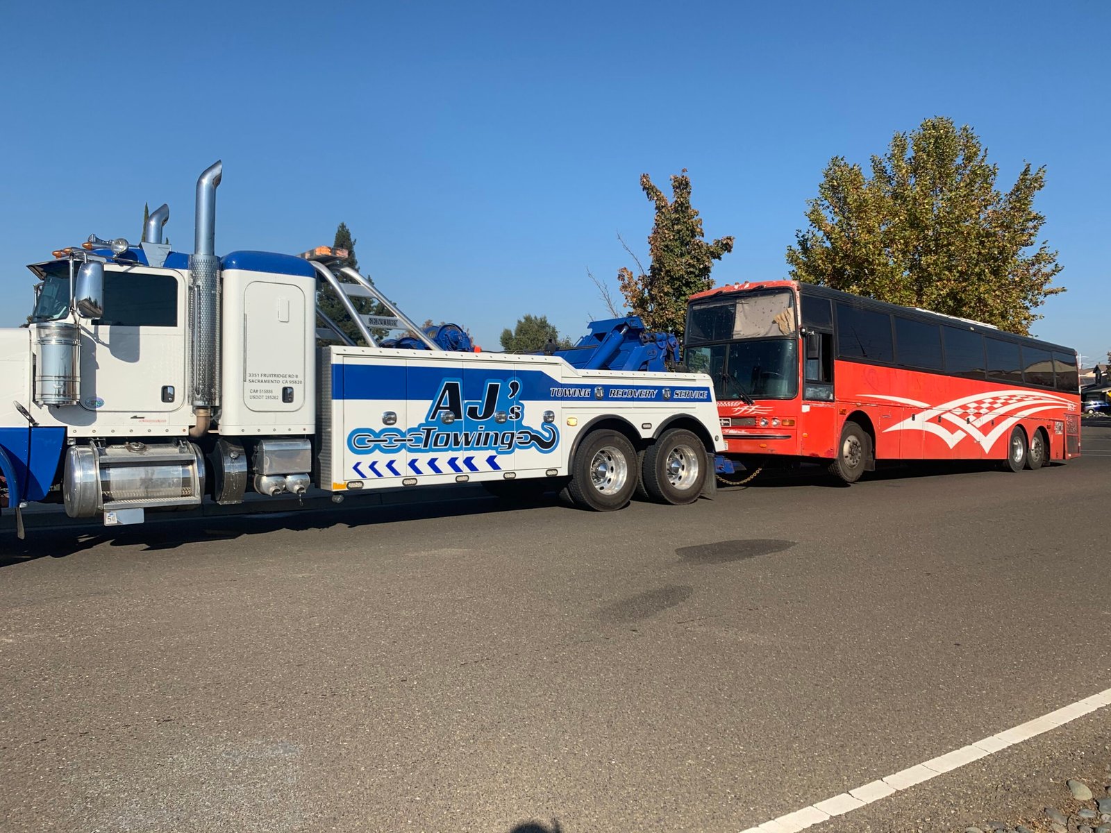 AJ's Heavy Haul towing recovery work photo 3